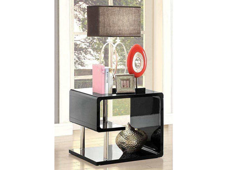 Ninove Black End Table - Ornate Home
