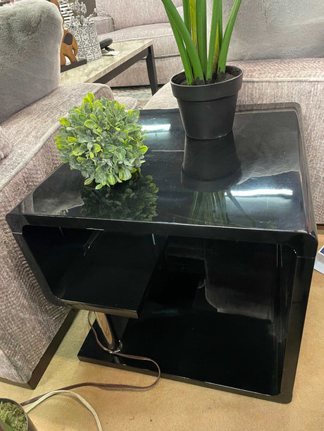 Ninove Black End Table - Ornate Home