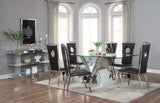 Noralie Dining Table V Shape Base - Ornate Home