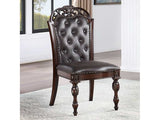 Nouvelle Brown Cherry Side Chair (Set of 2) - Ornate Home