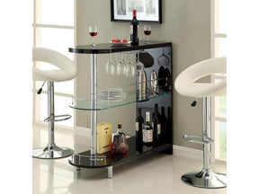 Numbi Black & Chrome Mini Server - Ornate Home