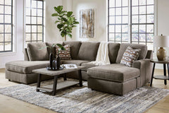 O'Phannon Putty 2pc LAF Corner Chaise Sectional Sofa - Ornate Home