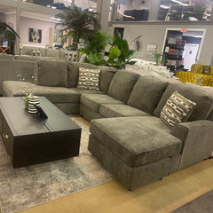 O'Phannon Putty 2pc LAF Corner Chaise Sectional Sofa - Ornate Home