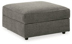 O'Phannon Putty Ottoman w/ Storage & Built-in Table Top - Ornate Home