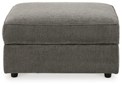 O'Phannon Putty Ottoman w/ Storage & Built-in Table Top - Ornate Home