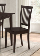 Oakdale Cappuccino 5pc Dining Set - Ornate Home