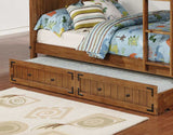 Oakdale Rustic Honey Storage Trundle - Ornate Home