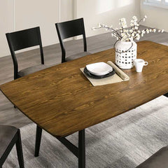 Oberwil Antique Oak & Black Dining Room Set - Ornate Home