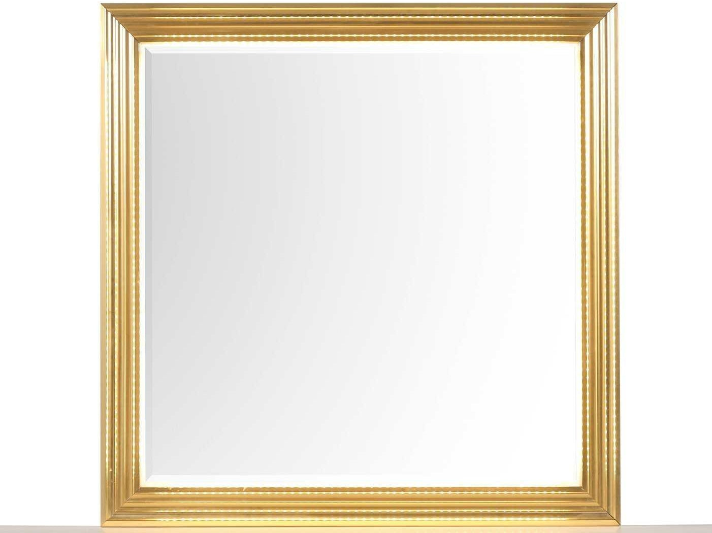 Obsession White & Gold Bedroom Mirror - Ornate Home