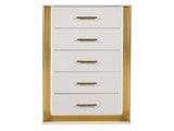 Obsession White & Gold Chest - Ornate Home