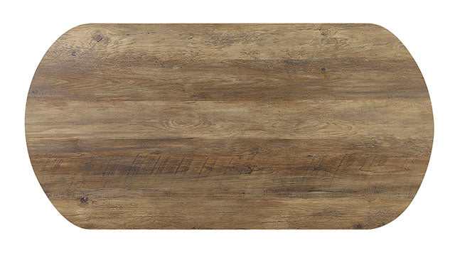 Olbia Rustic Oak/Sand Black 3 Pc. Coffee Table Set - Ornate Home