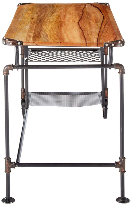 Olga Antique Black Desk - Ornate Home