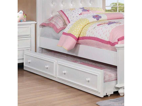 Olivia White Trundle - Ornate Home