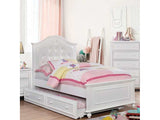 Olivia White Twin Bed - Ornate Home