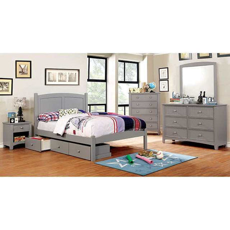 Omnus Gray Drawers (Set of 3) - Ornate Home