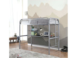 Opal Silver Twin Loft Bed - Ornate Home