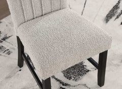 Opheim Gray/Black Side Chair (Set of 2) - Ornate Home