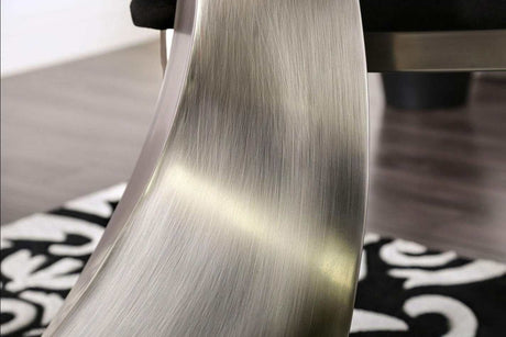 Orla Silver & Black Dining Room Table - Ornate Home