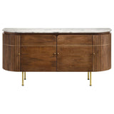 Ortega White / Natural Sideboard - Ornate Home
