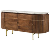 Ortega White / Natural Sideboard - Ornate Home
