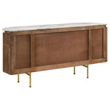 Ortega White / Natural Sideboard - Ornate Home