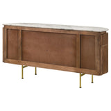Ortega White / Natural Sideboard - Ornate Home