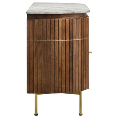 Ortega White / Natural Sideboard - Ornate Home