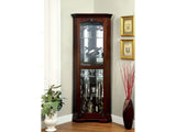 Ortley Walnut Curio - Ornate Home