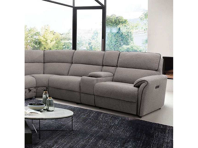 Osanna Warm Gray Power Sectional - Ornate Home