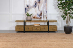 Otto Brown / Gunmetal 7 " Tv Stand - Ornate Home