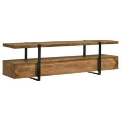 Otto Brown / Gunmetal 7 " Tv Stand - Ornate Home