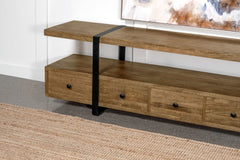 Otto Brown / Gunmetal 7 " Tv Stand - Ornate Home