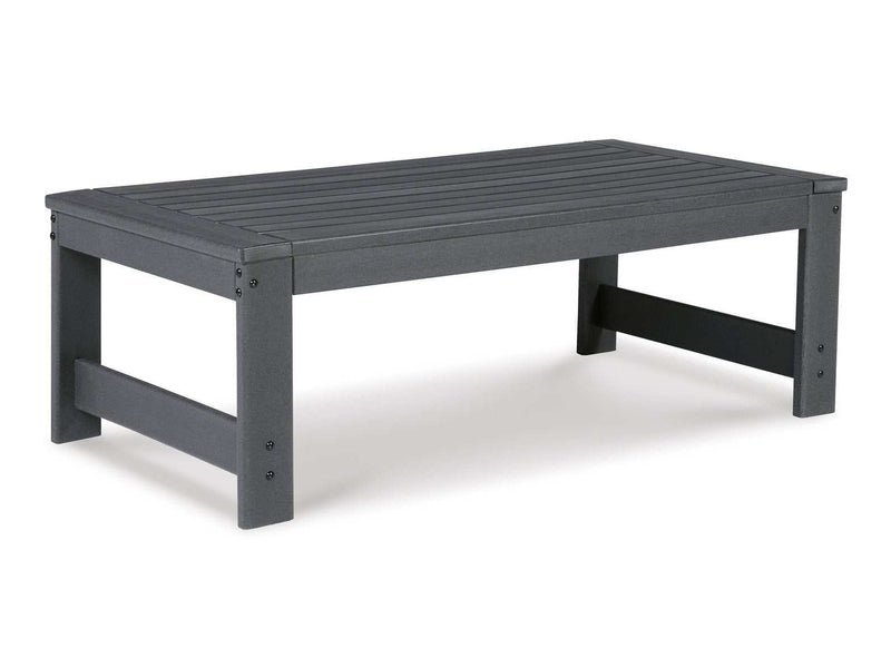 Amora Charcoal Gray Outdoor Coffee Table - Ornate Home