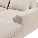 Pacific Modern Reversible Sectional Sofa Set Beige - Ornate Home