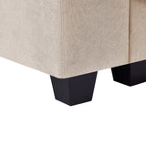 Pacific Modern Reversible Sectional Sofa Set Beige - Ornate Home