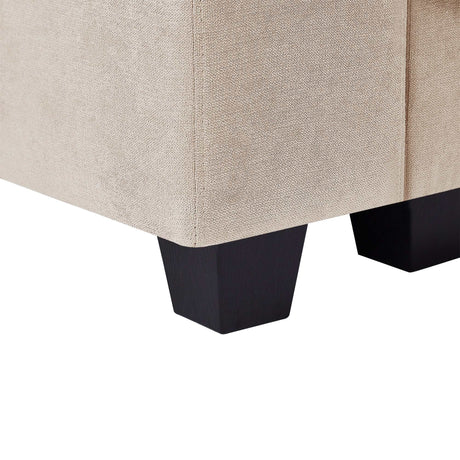 Pacific Modern Reversible Sectional Sofa Set Beige - Ornate Home