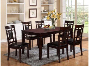 Paige Brown 7-Piece Dining Set - Ornate Home