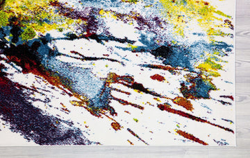 Paint Splash Rug w/ 3 Size Options - Ornate Home