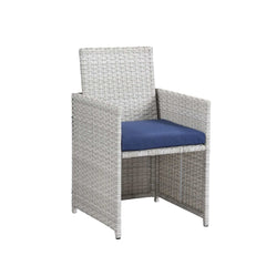 Paitalyi Blue & White Patio Set 9pc - Ornate Home