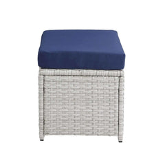 Paitalyi Blue & White Patio Set 9pc - Ornate Home