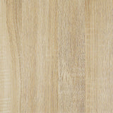 Pala White High Gloss / Natural End Table - Ornate Home