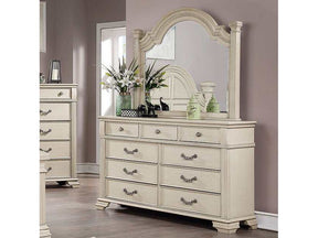 Pamphilos Antique White Dresser - Ornate Home