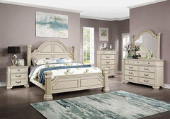 Pamphilos Antique White Dresser - Ornate Home