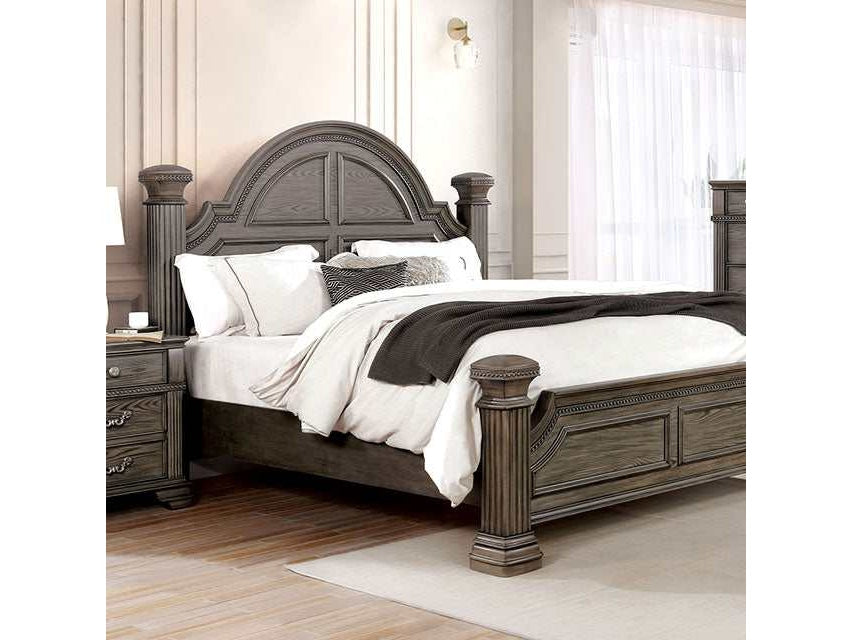 Pamphilos Gray Eastern King Bed - Ornate Home