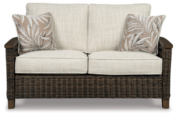 Paradise Trail Outdoor Loveseat w/ Cushion - Ornate Home