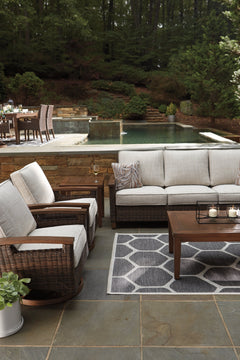 Paradise Trail Outdoor Sofa w/ Cushion - Ornate Home