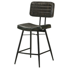 Partridge Antique Espresso / Black Counter Stool(Set of 2) - Ornate Home