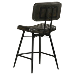 Partridge Antique Espresso / Black Counter Stool(Set of 2) - Ornate Home