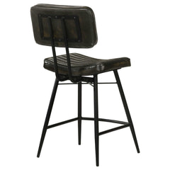 Partridge Antique Espresso / Black Counter Stool(Set of 2) - Ornate Home