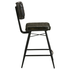 Partridge Antique Espresso / Black Counter Stool(Set of 2) - Ornate Home